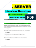 SWL Server Interview Questions Part 2