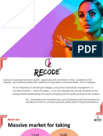 RECODE Pitch Deck