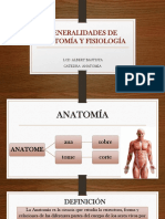 Anatomia y Fisiologia - 1