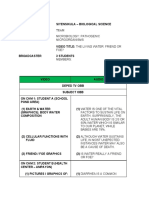 Scriptwriting - Biological Science Draft