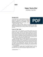 Case 6 - Water Works BHD