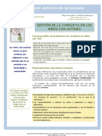 Gestion de La Conducta en Los Niños Con Autismo