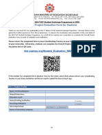 3 - Student Project Evaluation Form - 2march