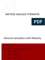 Metode Analisis Titrimetri