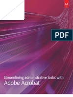 Streamlining Administrative Tasks With: Adobe Acrobat