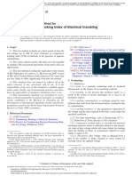 Comparative Tracking Index of Electrical Insulating Materials