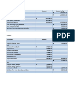 Cashflow Activity