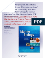 Fuentes Et Al. 2011 - Rhizostoma Pulmo Life Cycle