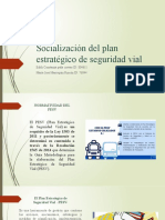 Socialización Del Plan Estratégico de Seguridad Vial