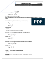 Class 12 Physics Formula Sheet (Coaching)