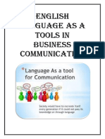 English Language As A Tool in Business Communication