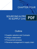 SCM Chapter 4 SOURCING & PRICING IN SUPPLY CHAIN