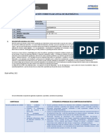 Plan Anual Matemática 1°sec