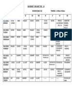 Datesheet of Unit Test - 3 (Iii-Xii) 2022-2023