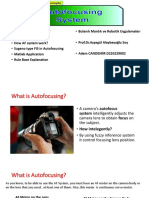 Autofocusing System With Fuzzy Logic Application