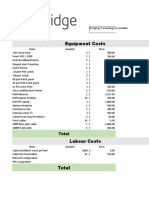 HG - TECH CORP Netwrok Proposal Budget