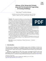 The Challenge of The Integrated Seismic Strengthening and Environmental Upgrading of Existing Buildings