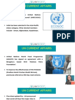 UN Current Affairs 2022