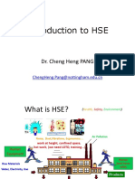 Introduction To HSE (2021) - Students - PCH