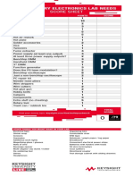 Tools Every Electronics Lab Needs Score Sheet