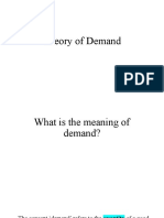 Theory of Demand and Supply BBA