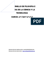 Cuadernillo Filosofia e Historia de La Ciencia y La Tecnologia