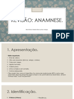 Revisão - Anamnese