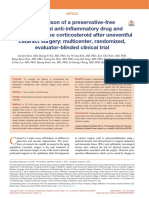 Comparison of A Preservative Free Nonsteroidal.