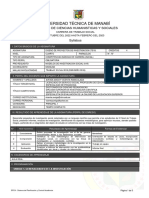 Syllabus Diseño de Proyectos de Investigación