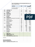 I.D. No. Description Unit QTY Unit Cost Materials: Zeart Construction Supply Co