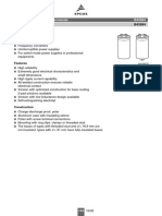 B43564 Capacitors With Screw Terminals: B43584 Long Useful Life 85 °C