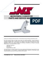 MICROFINE MF2 2 Chip Conveyor Parts and Service Manual LNS Turbo