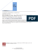 2009 - Porat - A Comparative Fault Defense in Contract Law