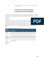 Considerations For Fuel Gauging Lithium-Iron-Phosphate Batteries