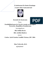 Cria Conojo Region Noreste Republica Dominicana