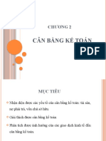 Chương 2 - Cân Bằng Kế Toán