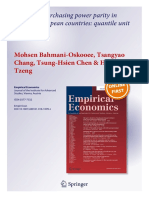 Revisiting Purchasing Power Parity in Eastern European Countries: Quantile Unit Root Tests