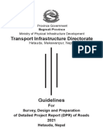 Transport Infrastructure Directorate: Guidelines