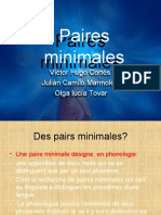 Paires Minimales