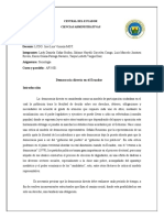 Democracia Directa en El Ecuador ENSAYO 8