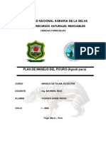 Plan de Manejo Del Picuro (Agouti Paca)