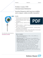 Endress-Hauser Proline T-Mass I 300 6I3B EN