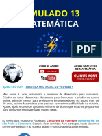 Simulado 13. Matemática-2