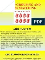 Blood Grouping and Cross Matching