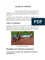 Concepto de Atletismo