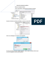 Manual de Instalación de Políticas