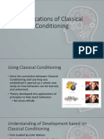 Applications of Classical Conditioning