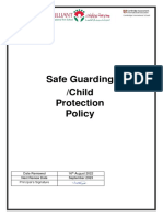 Safe Guarding /child Protection Policy