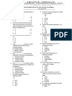 SAMPLE Examination in Teaching Mathematics in The Primary Grades