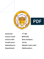 Real Analysis-1 Group 4,5,6